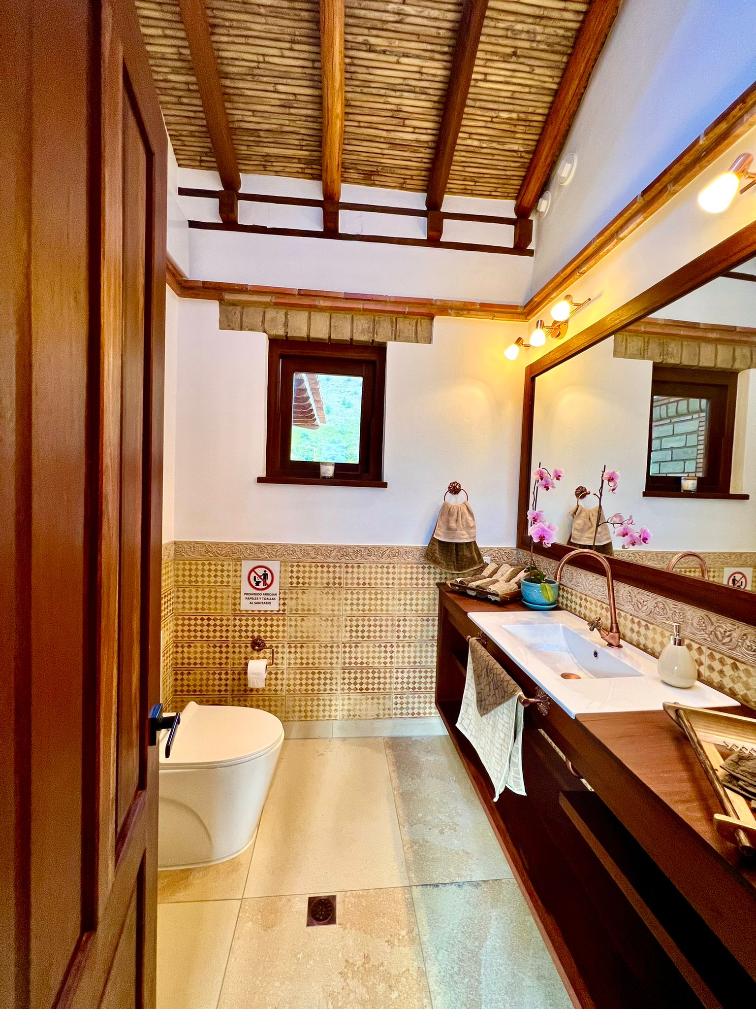 arquitectura villa de leyva baño