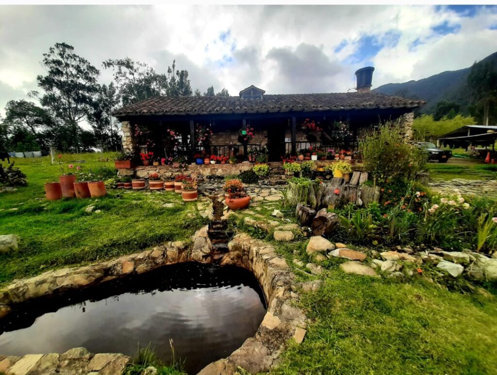 jardin casa villa de leyva finca iguaque